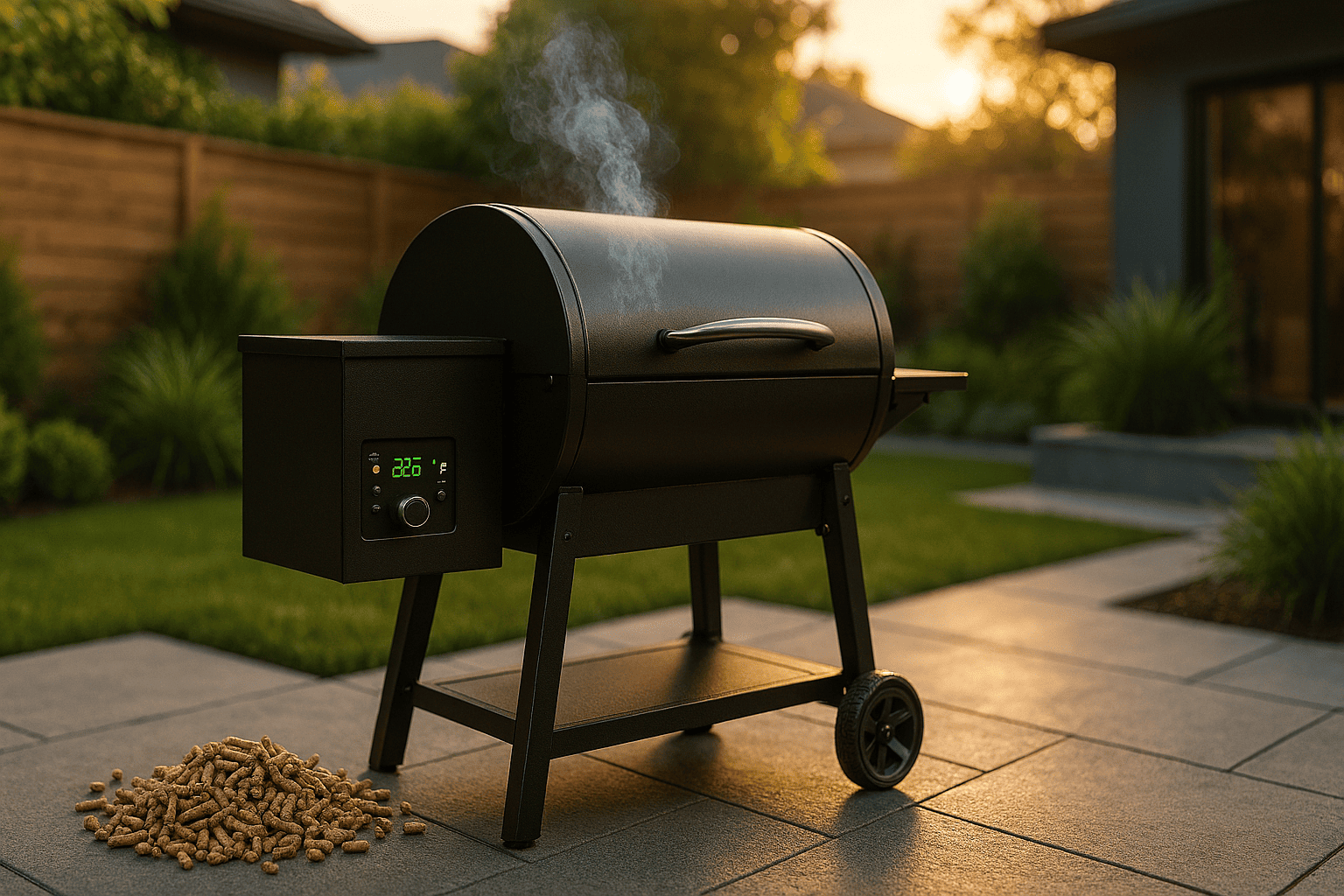 barbacoas de pellets y parrilla automática