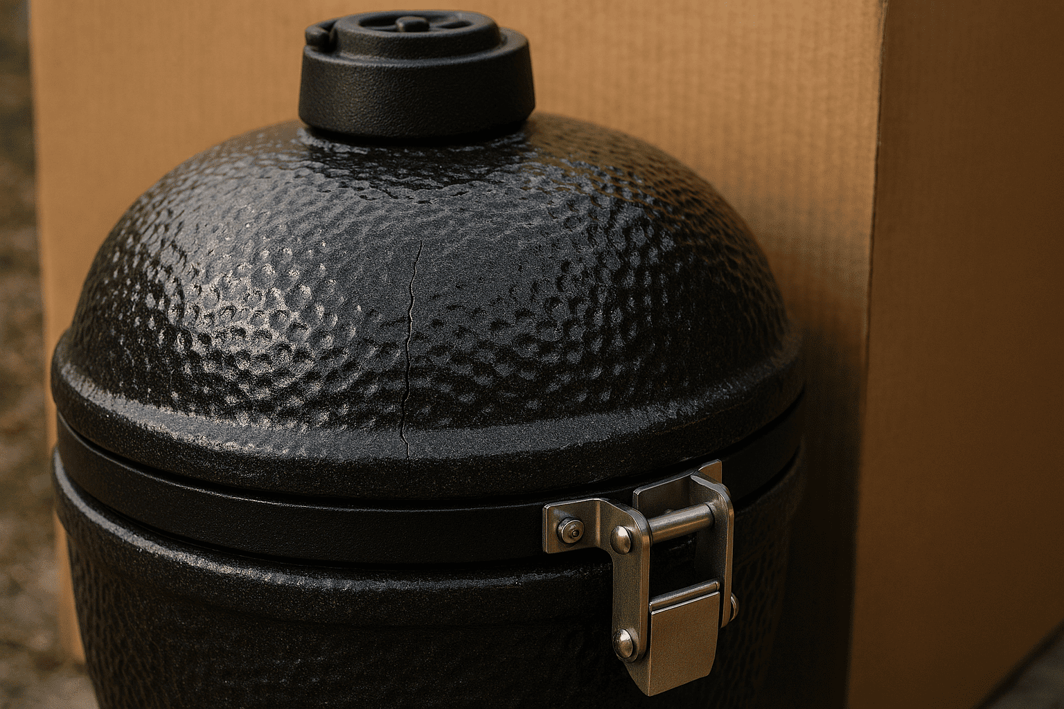¿Es grave una fisura en un kamado?