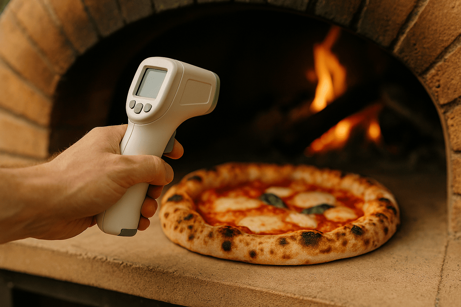 Por qué necesitas un termómetro infrarrojo para pizza antes que una pala cara